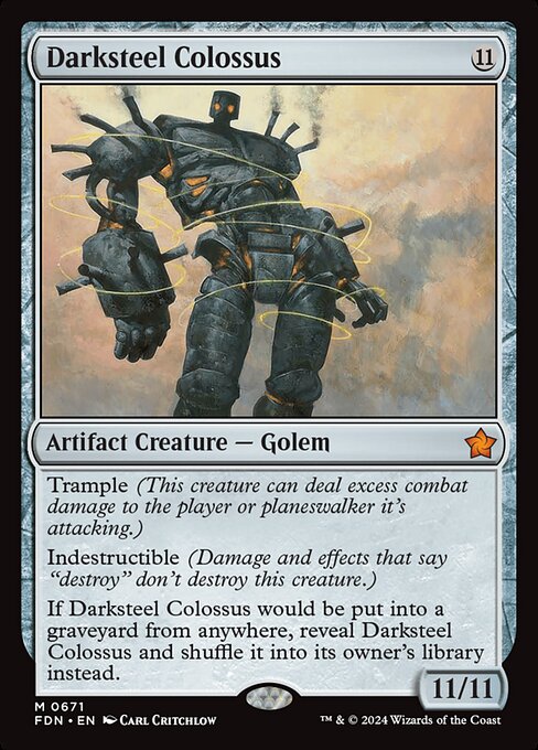 Darksteel Colossus - Foundations - M - 671