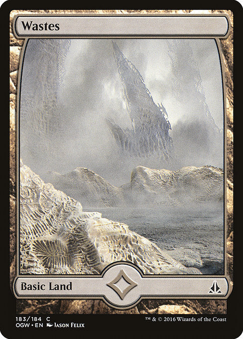 Wastes (183) - Full Art - Oath of the Gatewatch - C - 183