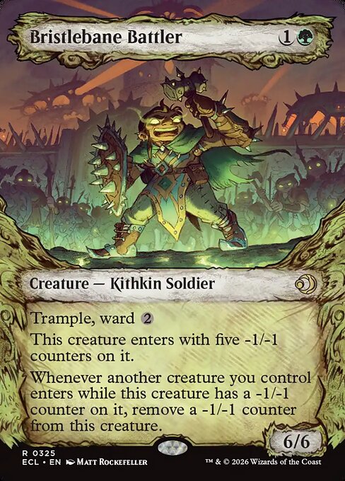 Bristlebane Battler (Showcase) - Lorwyn Eclipsed - R - 325