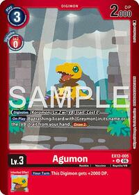 Agumon (Limited Foil) - Digital World Shambala - Uncommon - EX12-005 U