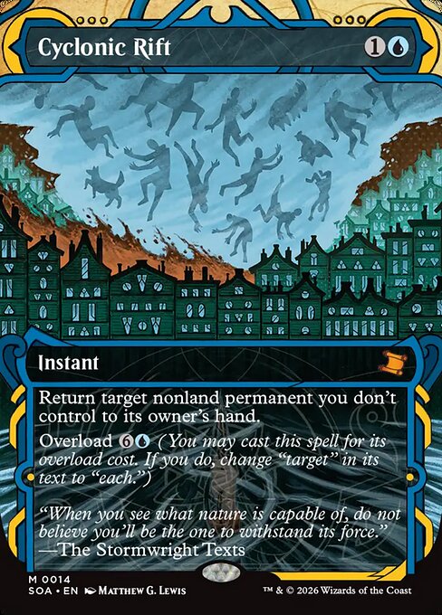 Cyclonic Rift - Secrets of Strixhaven: Mystical Archive - M - 14