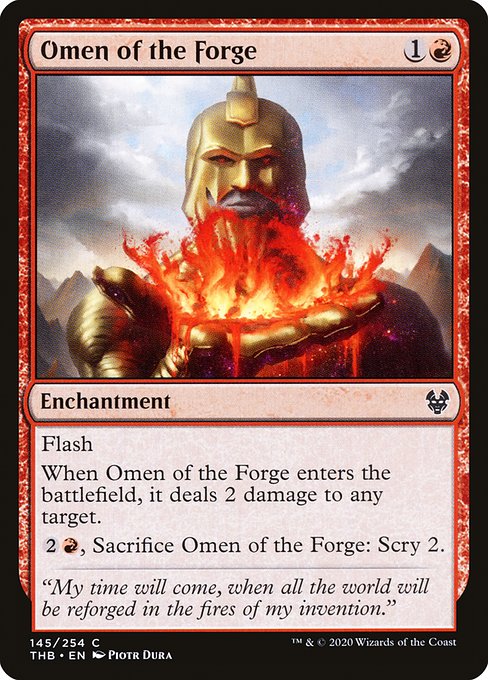 Omen of the Forge - Theros Beyond Death - C - 145