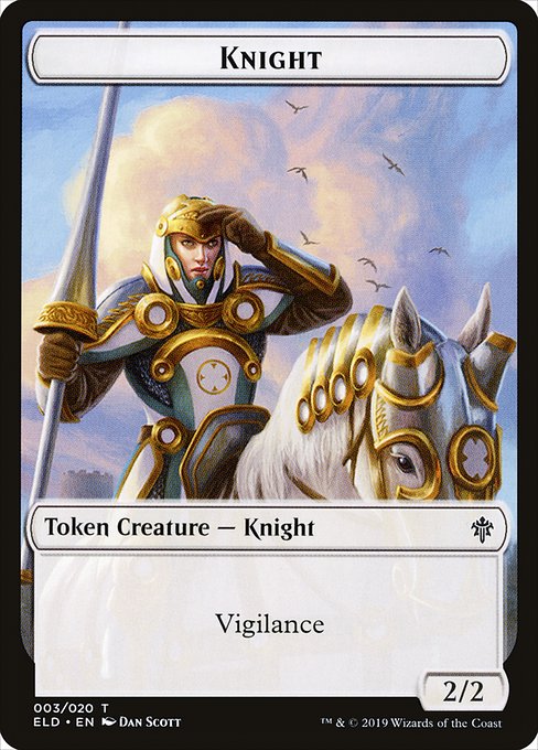 Knight Token - Throne of Eldraine - T - 3