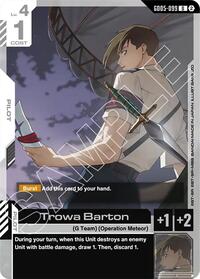 Trowa Barton - Freedom Ascension - Uncommon - GD05-099