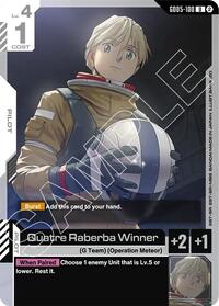 Quatre Raberba Winner - Freedom Ascension - Uncommon - GD05-100