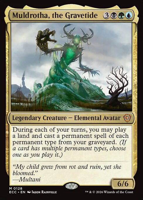 Muldrotha, the Gravetide - Commander: Lorwyn Eclipsed - M - 128