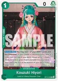 Kouzuki Hiyori - Starter Deck 32: GREEN Roronoa Zoro - R - OP12-028