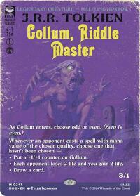 Gollum, Riddle Master (Borderless) - The Hobbit - M - 241