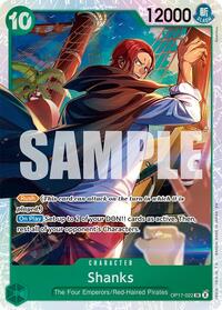 Shanks (022) - The World's Strongest Warriors - SR - OP17-022