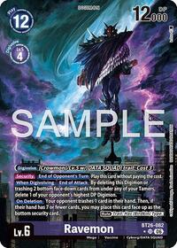 Ravemon (Alternate Art) - Timeless Bonds - Super Rare - BT26-082 SR
