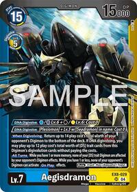 Aegisdramon - Limited Card Pack -Final Crest- - Super Rare - EX8-029 SR