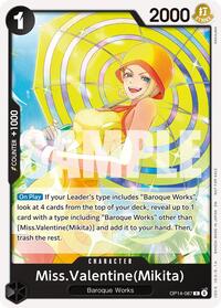 Miss.Valentine(Mikita) (Tournament Pack 2026 Vol. 3) - One Piece Promotion Cards - R - OP14-087