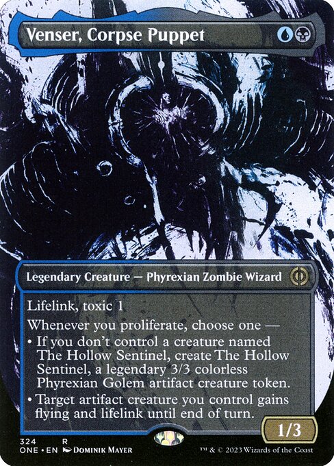 Venser, Corpse Puppet (Showcase) - Phyrexia: All Will Be One - R - 324