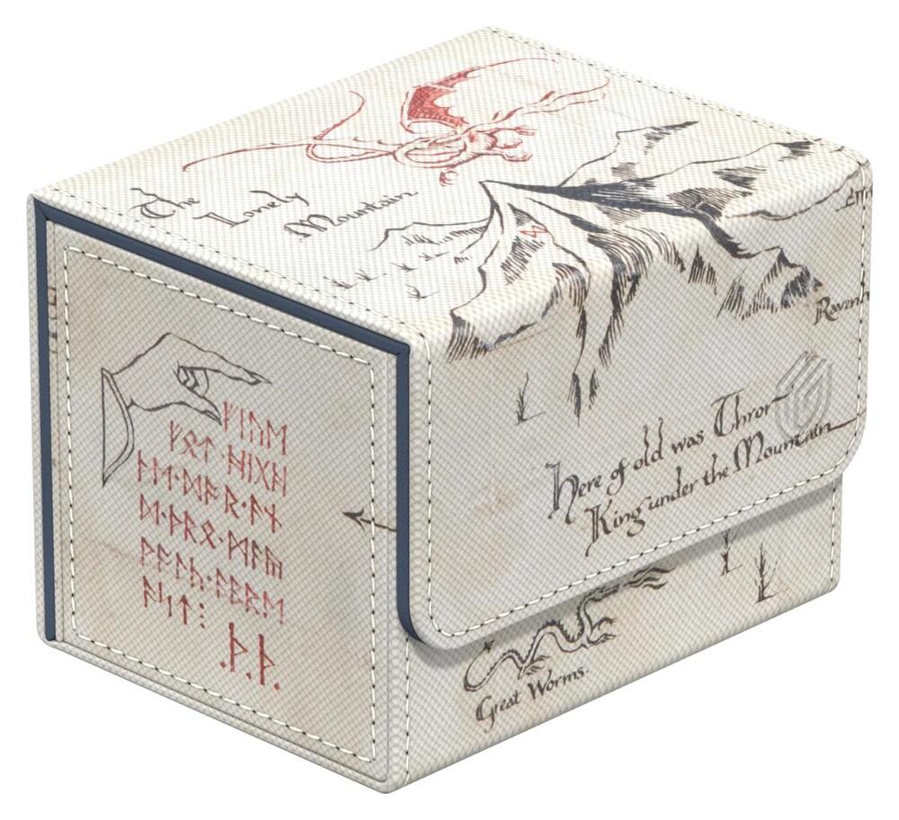 Magic: The Gathering The Hobbit - Sidewinder 100+ Xenoskin Deck Box - Thror's Map - Ultimate Guard Deck Boxes