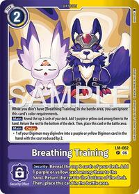 Breathing Training - Limited Card Pack -Final Crest- - Promo - LM-062 P
