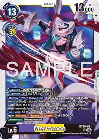Mervamon - Timeless Bonds - Super Rare - BT26-081 SR
