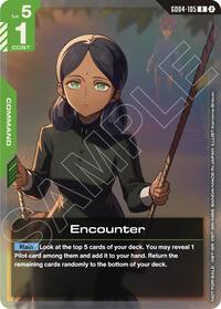 Encounter (Event Pack 02) - Gundam Promotional Cards - Rare - GD04-105