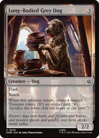 Long-Bodied Grey Dog - The Hobbit - C - 1