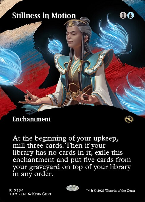 Stillness in Motion (Borderless) - Tarkir: Dragonstorm - R - 334