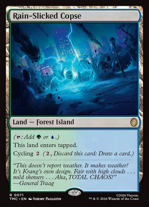 Rain-Slicked Copse - Commander: Teenage Mutant Ninja Turtles - R - 71