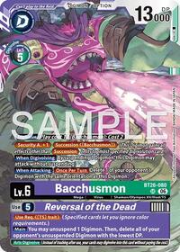 Bacchusmon // Reversal of the Dead - Timeless Bonds - Super Rare - BT26-080 SR