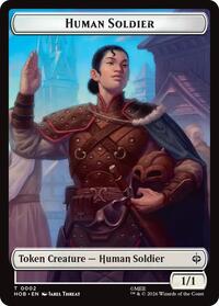 Human Soldier // Goblin Army (0004) Double-Sided Token - The Hobbit - T - 2 // 4