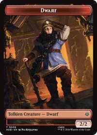 Dwarf // Enduring Story Double-Sided Token - The Hobbit - T - 6 // 14
