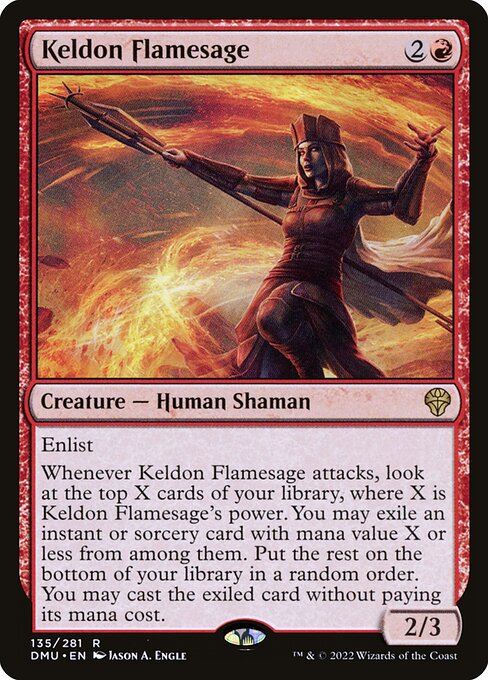 Keldon Flamesage - Dominaria United - R - 135