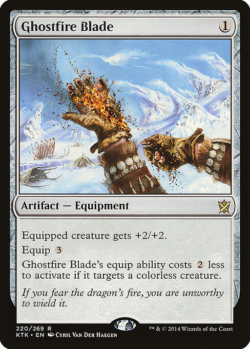 Ghostfire Blade - Khans of Tarkir - R - 220