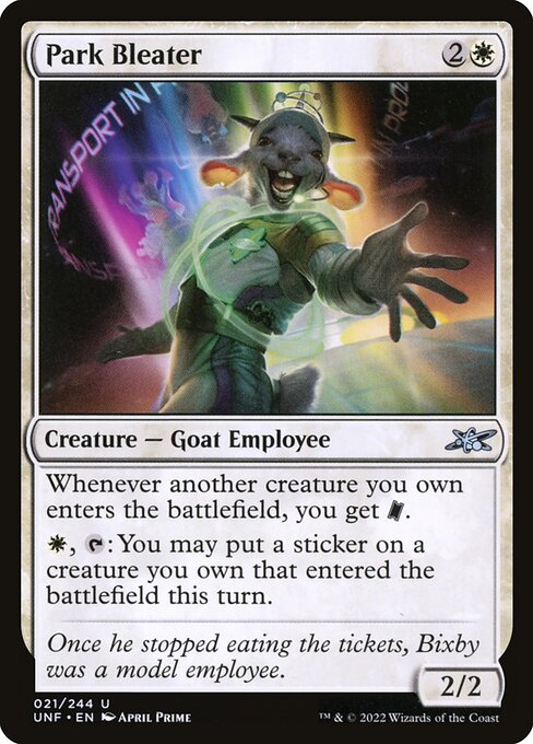 Park Bleater - Unfinity - U - 21