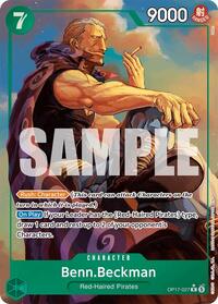 Benn.Beckman (Alternate Art) - The World's Strongest Warriors - R - OP17-027