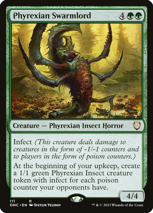 Phyrexian Swarmlord - Commander: Phyrexia: All Will Be One - R - 111