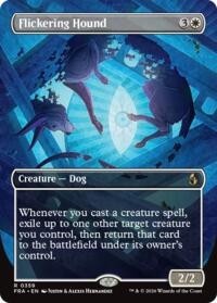 Flickering Hound (Borderless) - Reality Fracture - R - 359