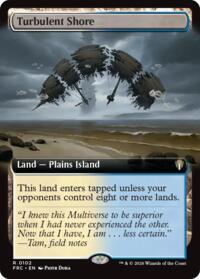 Turbulent Shore (Extended Art) - Commander: Reality Fracture - R - 102