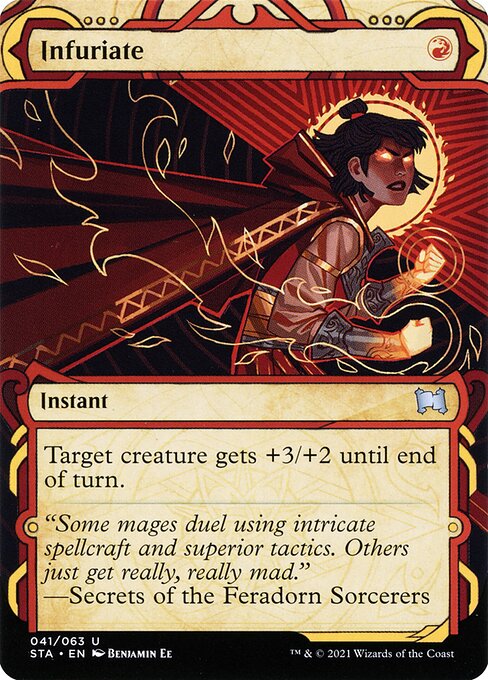 Infuriate (JP Alternate Art) - Strixhaven: Mystical Archives - U - 104