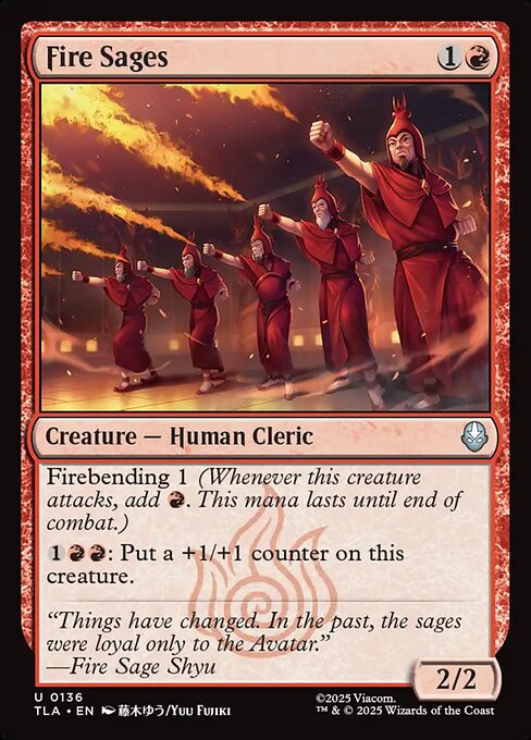 Fire Sages - Avatar: The Last Airbender - U - 136