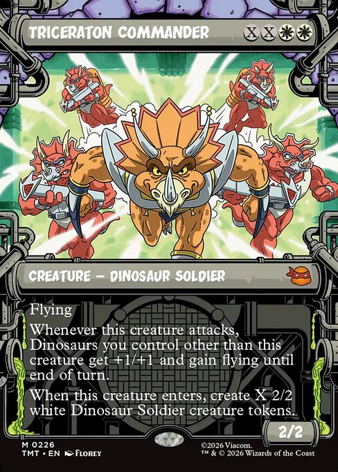 Triceraton Commander (Showcase) - Teenage Mutant Ninja Turtles - M - 226
