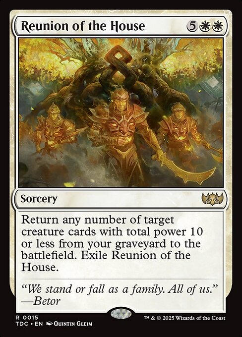 Reunion of the House - Commander: Tarkir: Dragonstorm - R - 15