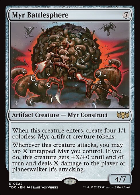 Myr Battlesphere - Commander: Tarkir: Dragonstorm - R - 322