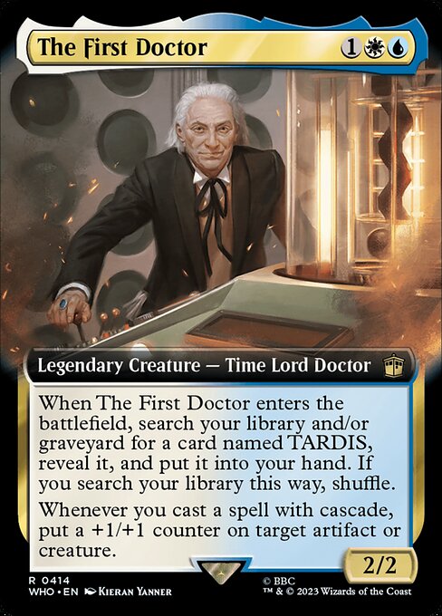 The First Doctor (Extended Art) - Universes Beyond: Doctor Who - R - 414