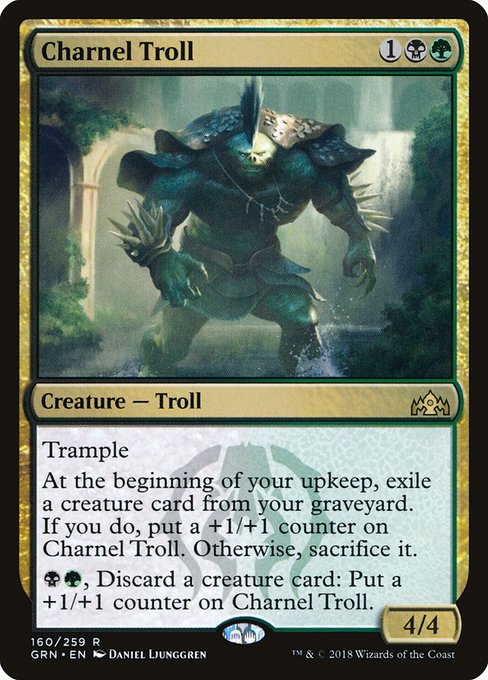Charnel Troll - Guilds of Ravnica - R - 160