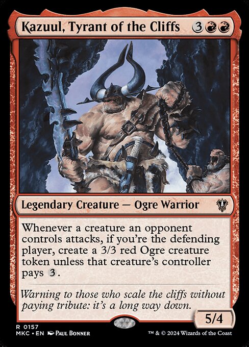 Kazuul, Tyrant of the Cliffs - Commander: Murders at Karlov Manor - R - 157