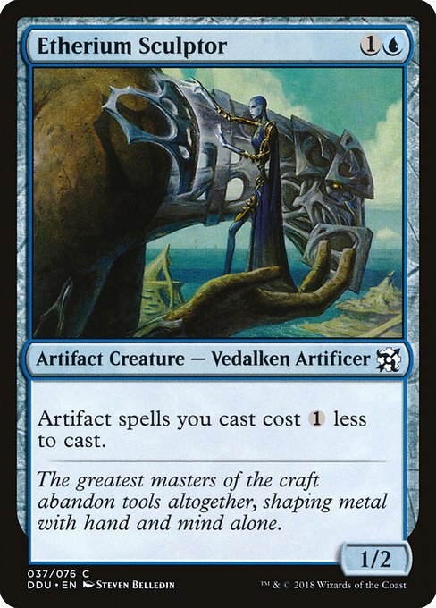 Etherium Sculptor - Duel Decks: Elves vs. Inventors - C - 37
