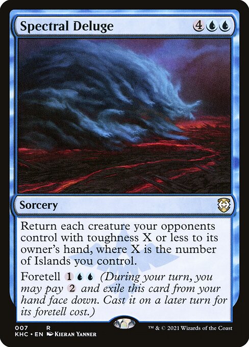 Spectral Deluge - Commander: Kaldheim - R - 7