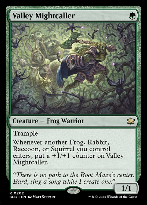 Valley Mightcaller - Bloomburrow - R - 202