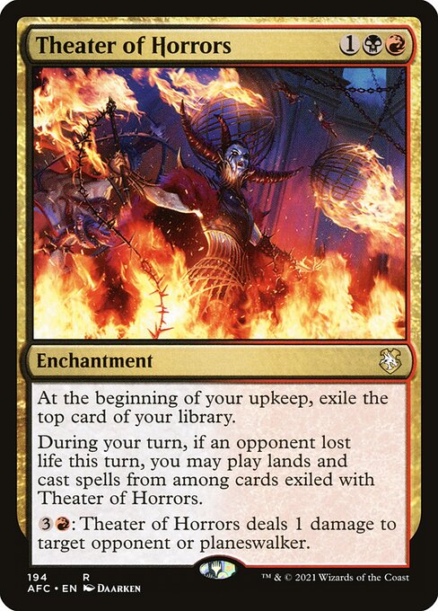 Theater of Horrors - Commander: Adventures in the Forgotten Realms - R - 194