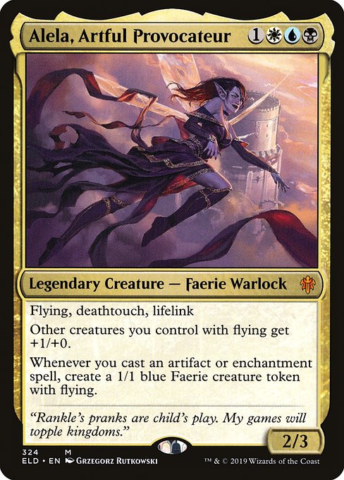 Alela, Artful Provocateur - Throne of Eldraine - M - 324