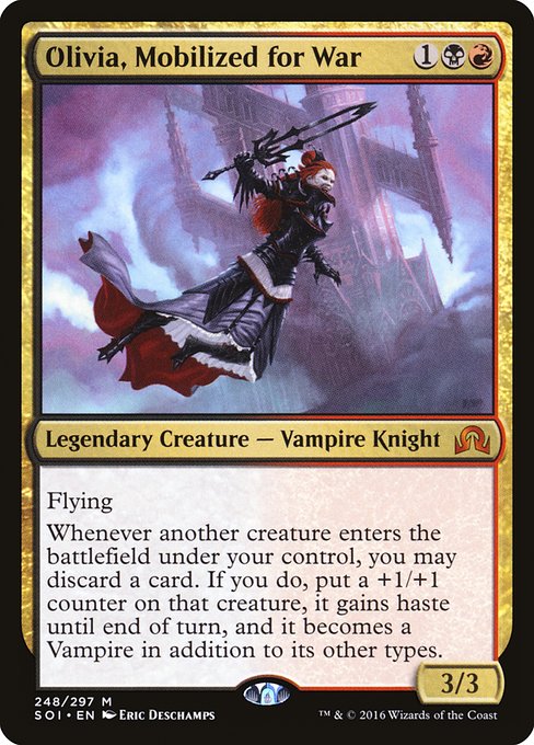 Olivia, Mobilized for War - Shadows over Innistrad - M - 248