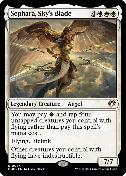 Sephara, Sky's Blade - Commander Masters - R - 54