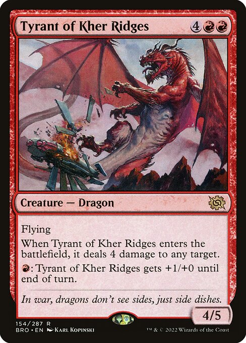Tyrant of Kher Ridges - The Brothers' War - R - 154